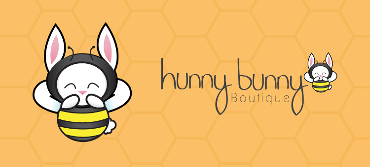 Hunny Bunny Boutique logo design