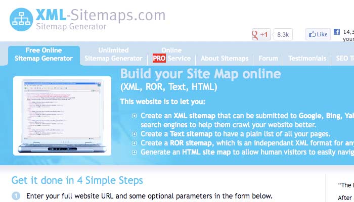 XML Sitemap Generator