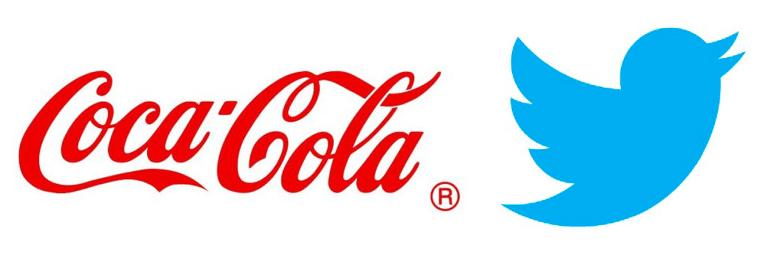 Logo Samples for Coca-Cola and Twitter