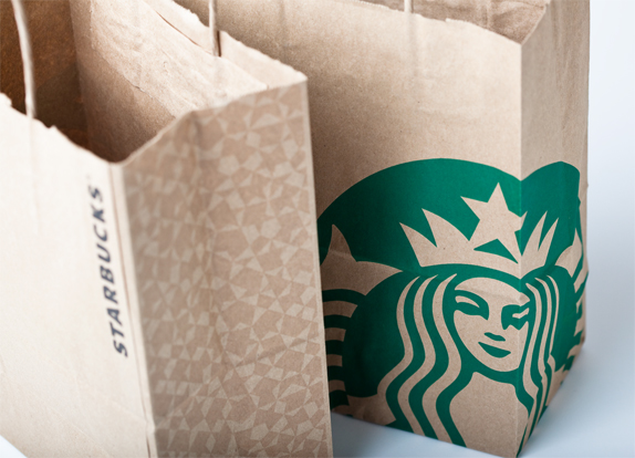 Starbucks Paper Bag Example