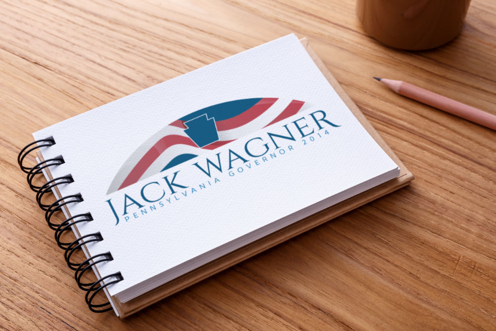 Logo concept for Jack Wagner's 2014 PA Governor campaign