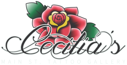 Logo for Cecelia's Main St. Tattoo Gallery