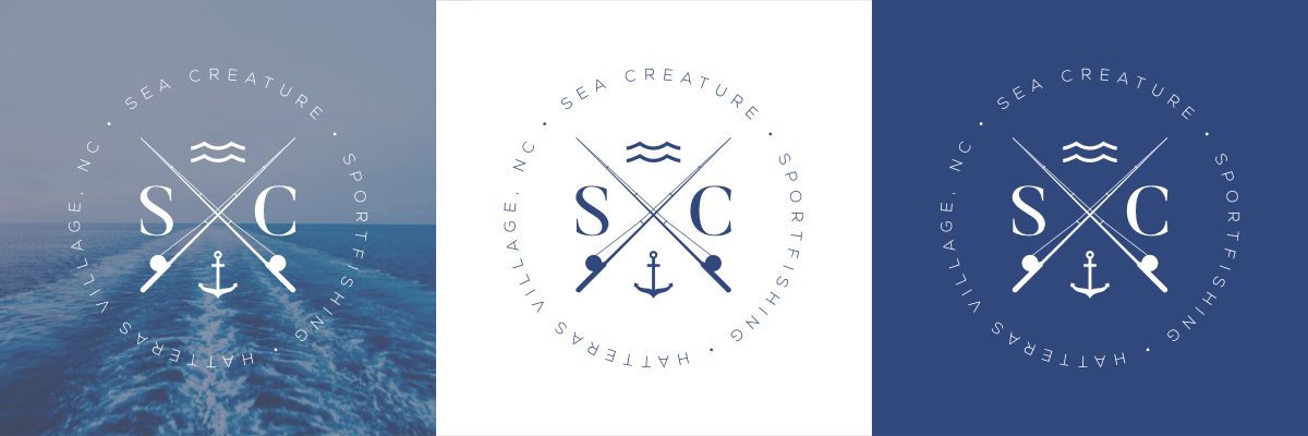 Sea Creature logo variations